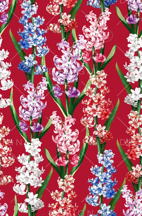 清爽底花卉印花华亿平台图片