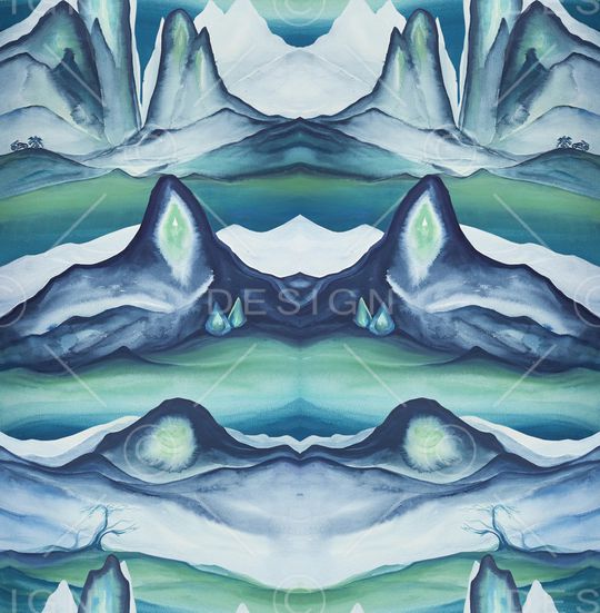 晕染肌理印花华亿平台图片