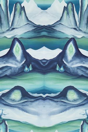 晕染肌理印花华亿平台图片