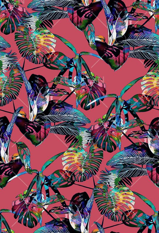 热带华亿平台印花华亿平台图片