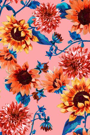 康乃馨印花华亿平台图片