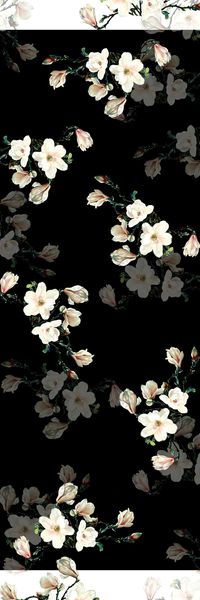 手绘花卉印花华亿平台图片