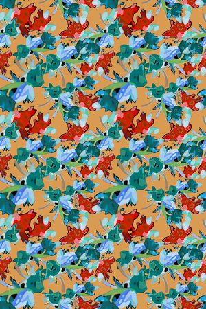 天堂花园印花华亿平台图片