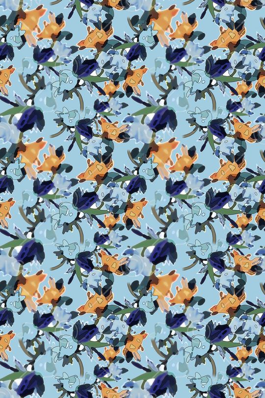 天堂花园印花华亿平台图片