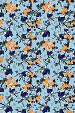 天堂花园印花华亿平台图片