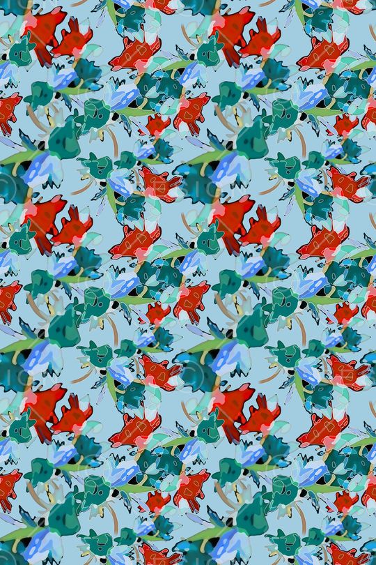 天堂花园印花华亿平台图片