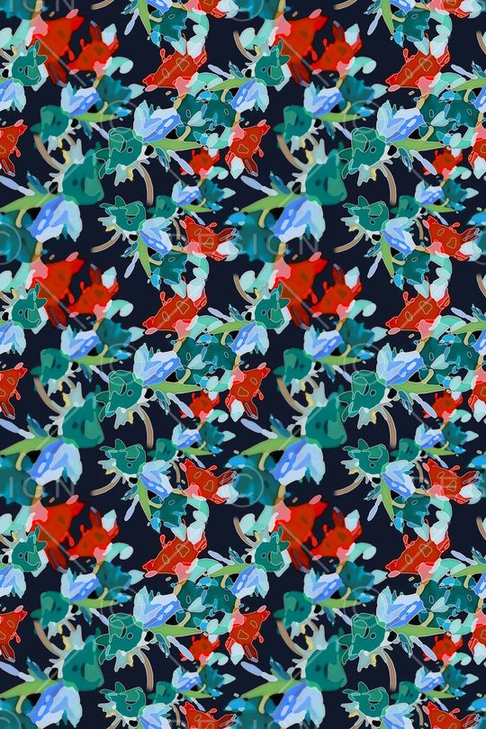 天堂花园印花华亿平台图片