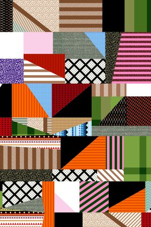 几何印花华亿平台图片