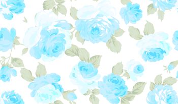 玫瑰花印花华亿平台图片