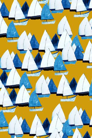 帆船印花华亿平台图片