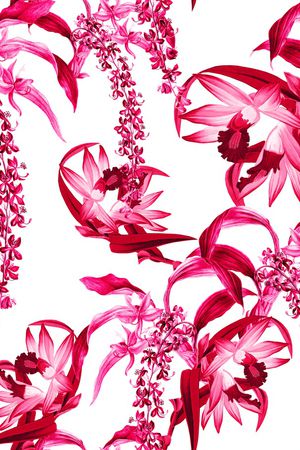 兰花印花华亿平台图片