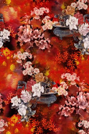 香云纱印花华亿平台图片