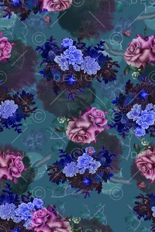 复古印花华亿平台图片