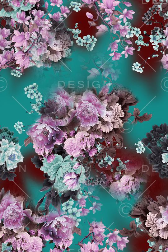 复古印花华亿平台图片