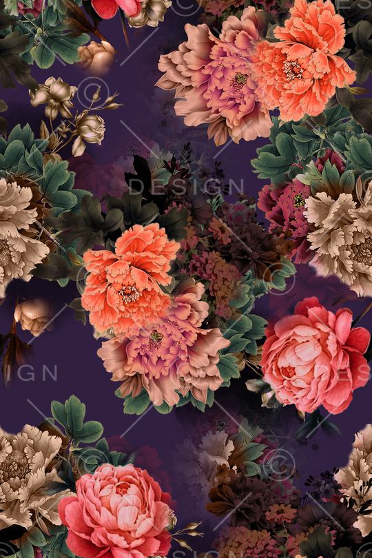 复古印花华亿平台图片