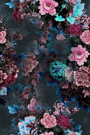 复古印花华亿平台图片