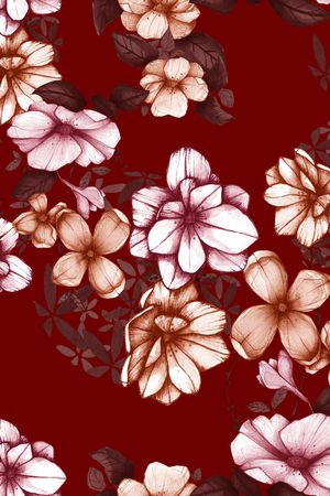 兰花印花华亿平台图片