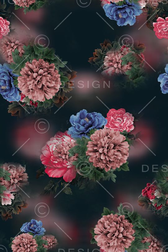 复古印花华亿平台图片