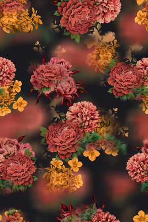 中国风印花华亿平台图片