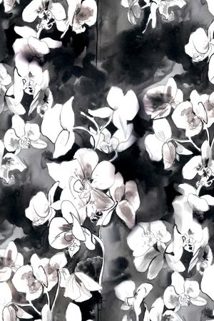 兰花印花华亿平台图片