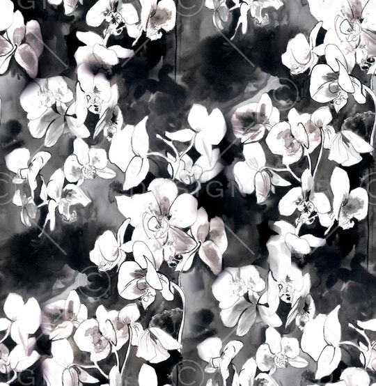 兰花印花华亿平台图片