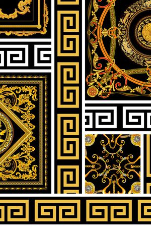 复古印花华亿平台图片