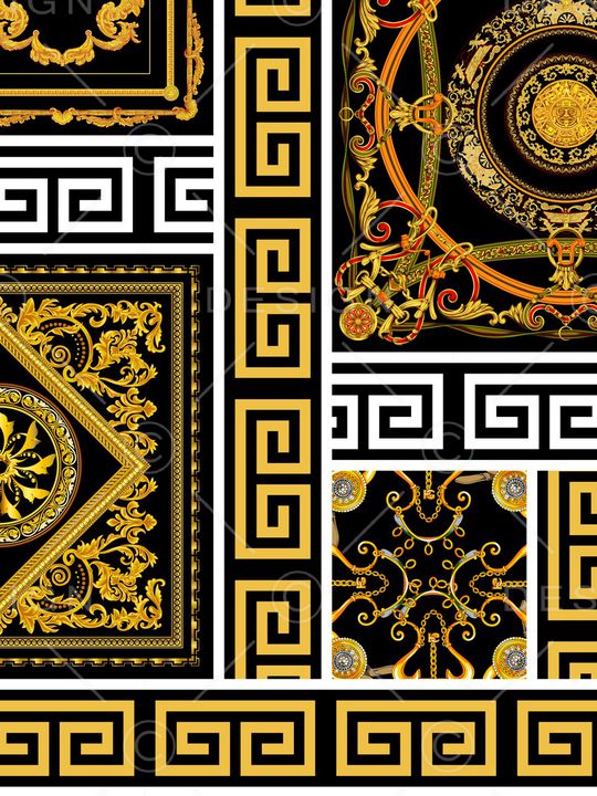 复古印花华亿平台图片