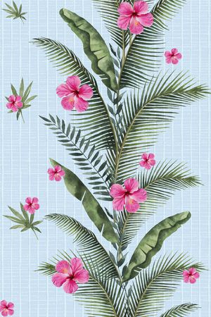 植物印花华亿平台图片