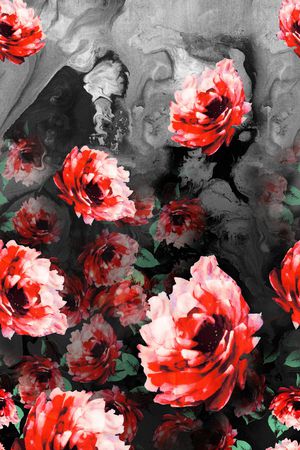 真丝印花华亿平台图片