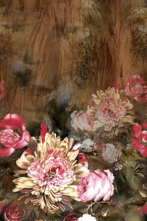 真丝印花华亿平台图片