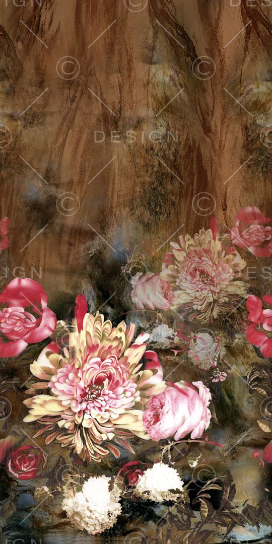 真丝印花华亿平台图片