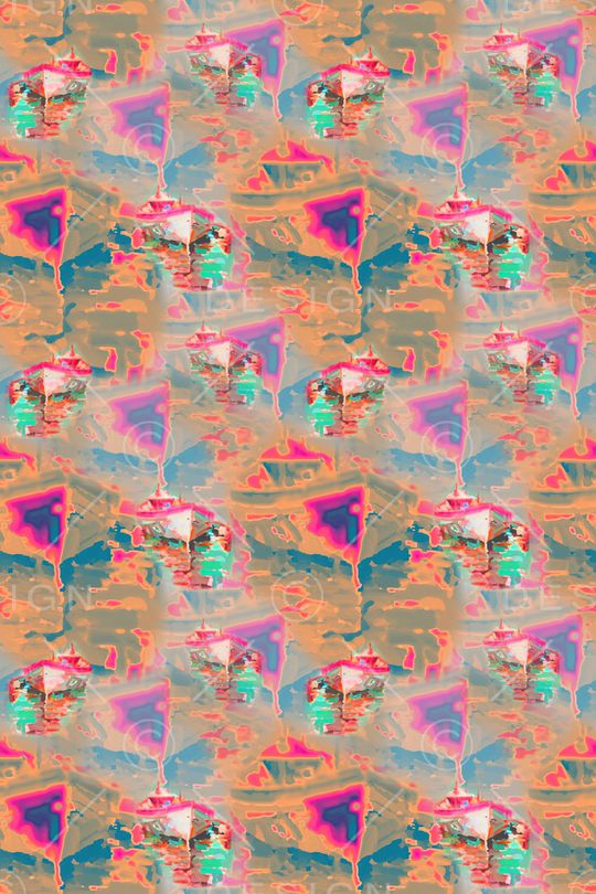 抽象印花华亿平台图片