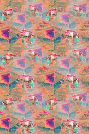 抽象印花华亿平台图片