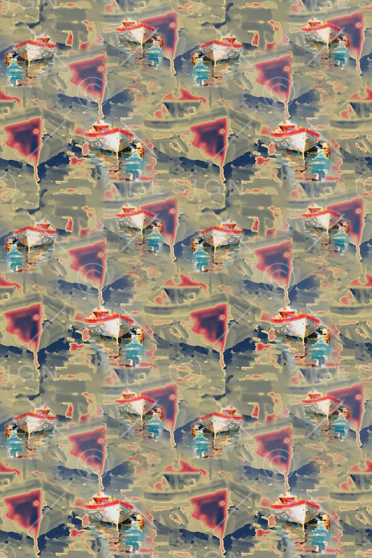 抽象印花华亿平台图片