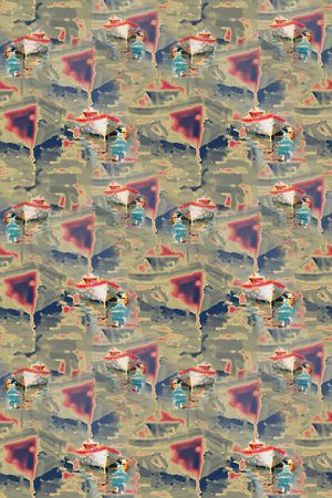 抽象印花华亿平台图片