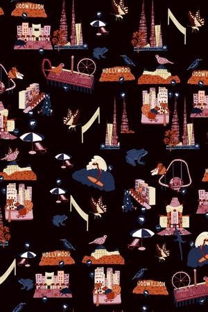 小碎花印花华亿平台图片