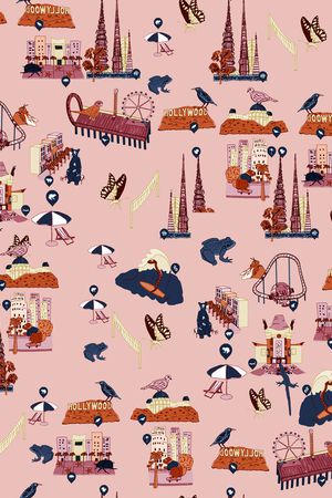 小碎花印花华亿平台图片