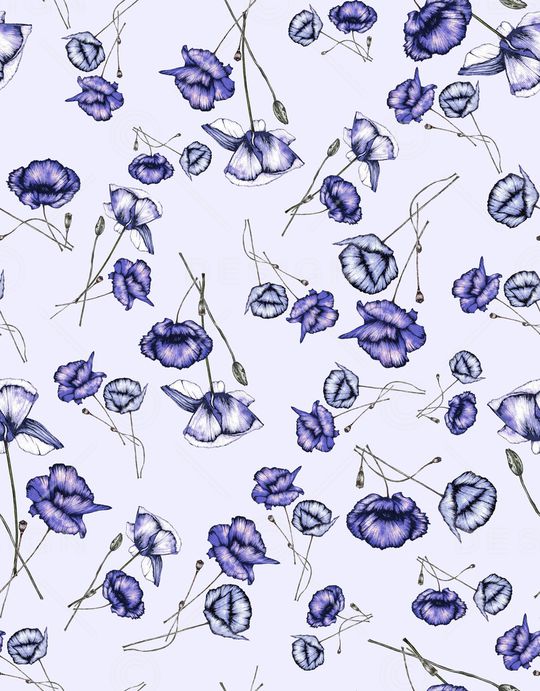 小碎花印花华亿平台图片