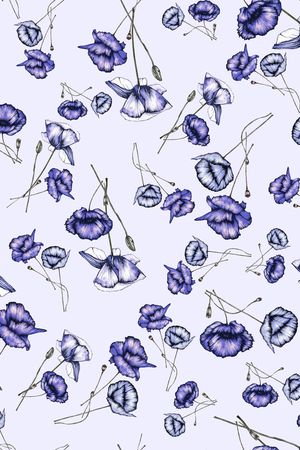 小碎花印花华亿平台图片