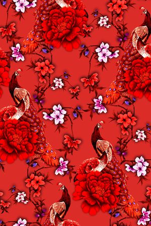 大牌风印花华亿平台图片