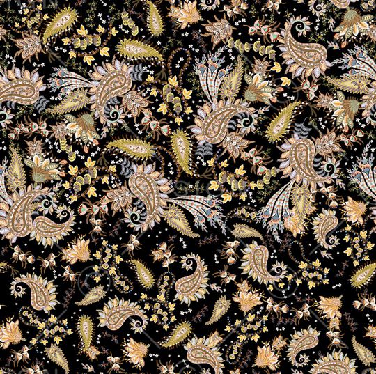 佩斯利印花华亿平台图片