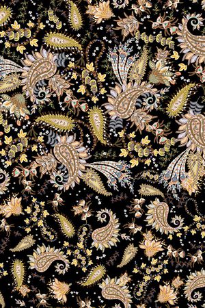 佩斯利印花华亿平台图片