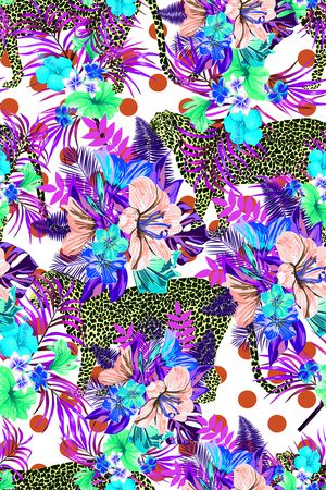 绿植树叶印花华亿平台图片