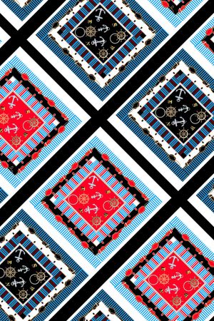 几何印花华亿平台图片