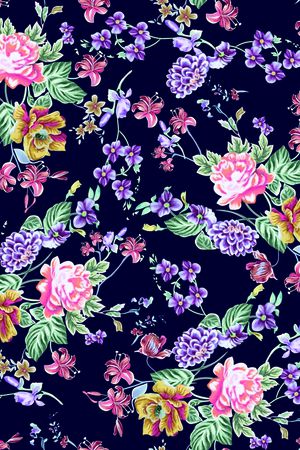 绿植树叶印花华亿平台图片