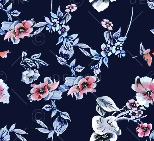 绿植树叶印花华亿平台图片