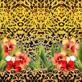 leopard印花华亿平台图片