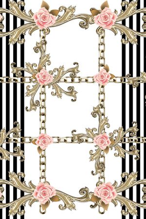 线条画印花华亿平台图片