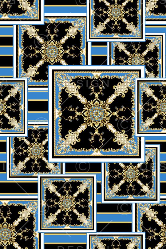 宫廷风印花华亿平台图片