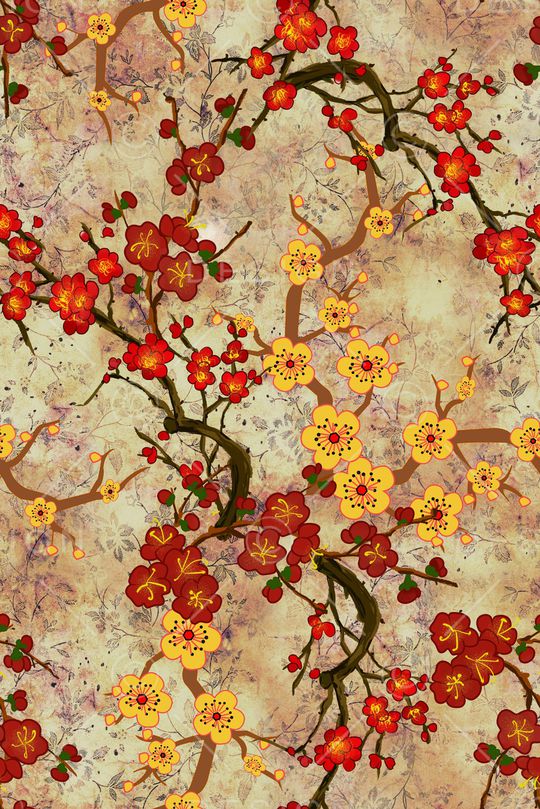 梅花印花华亿平台图片